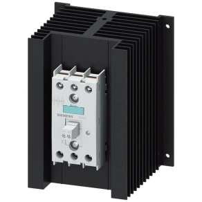   Siemens 3RF2450-1AC45 szilárdtest relé (SSR), 3x50A/48-600VAC, 4-30VDC műk., hűtőbordával, csav.