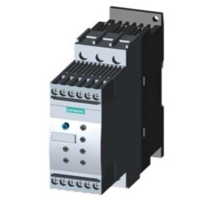   Siemens 3RW4027-1BB14 lágyindító, 15kW/32A, 24VAC/DC, S0, csavaros