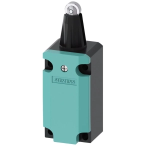   Siemens 3SE5112-0CD02 végálláskapcsoló, acélgörgős nyomófej, 1NO+1NC (snap), fém ház, 40mm