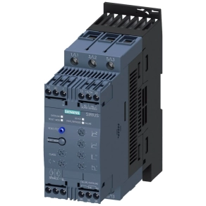   Siemens 3RW4038-1BB04 lágyindító, 37kW/72A, 24VAC/DC, S2, csavaros