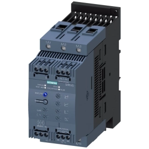   Siemens 3RW4047-1BB14 lágyindító, 55kW/106A, 110-230VAC/DC, S3, csav.