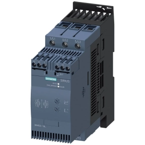   Siemens 3RW3036-1BB04 lágyindító, 22kW/45A, 24VAC/DC, S2, csavaros