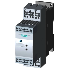   Siemens 3RW3027-2BB04 lágyindító, 15kW/32A, 24VAC/DC, S0, rugós