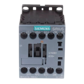   Siemens 3RT2016-1BB42 mágneskapcsoló, 4kW/9A, 24VDC, 1NC, S00, csavaros