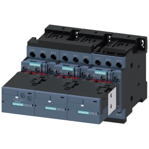   Siemens 3RA2423-8XF32-1BB4 csillag-delta indító, 11kW/25A, 24VDC, S0, csavaros csatlakozás