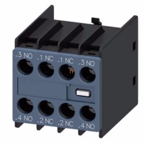   Siemens 3RH2911-1FA22 segédérintkező, homlokra, 2NO+2NC, S00-S3-hoz, csavaros