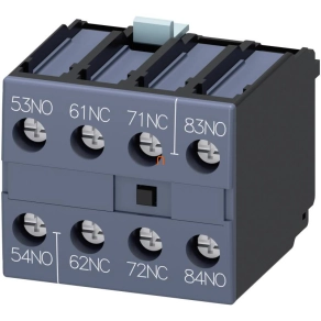   Siemens 3RH2911-1XA22-0MA0 segédérintkező, homlokra, 2NO+2NC, S00-S3-hoz, csavaros