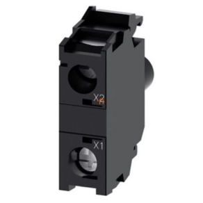   Siemens 3SU1401-1BF50-1AA0 LED modul, kék, 230VAC, előlapra, csavaros Sirius