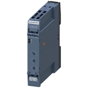   Siemens 3RP2505-2AB30 időrelé LED-del, 13 funkciós, 7 időtartomány (0.05s - 100h), 24VAC/DC, 1CO, rugós csatlakozás