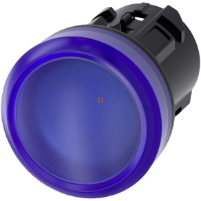 Siemens 3SU1001-6AA50-0AA0 jelzőlámpafej, kék Sirius