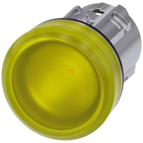  Siemens 3SU1051-6AA30-0AA0 jelzőlámpafej, sárga, fém Sirius