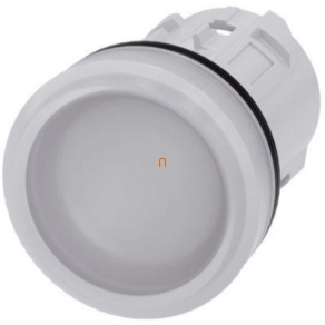   Siemens 3SU1051-6AA60-0AA0 jelzőlámpafej, fehér, fém Sirius