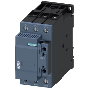   Siemens 3RT2636-1AP03 kondenzátor mágneskapcsoló, 50kvar/400V, 1NO+1NC, 230VAC 50Hz, S2, csav.