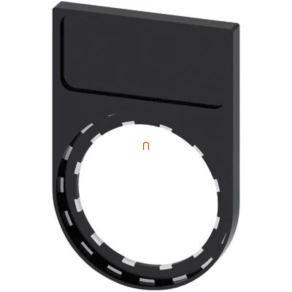   Siemens 3SU1900-0AG10-0AA0 címketartó 12,5 x 27 mm öntapadó címkéhez, címke nélkül Sirius