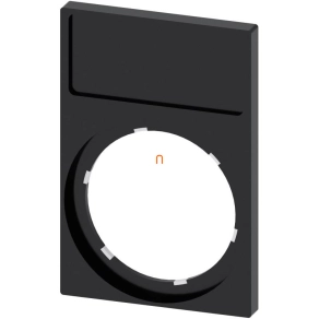   Siemens 3SU1900-0AN10-0AA0 címketartó 12,5 x 27 mm öntapadó címkéhez, címke nélkül, szögletes Sirius