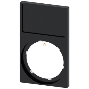   Siemens 3SU1900-0AP10-0AA0 szögletes címketartó 17,5 x 27 mm címkéhez, címke nélkül Sirius