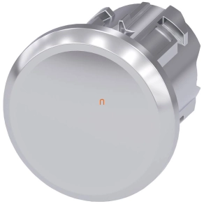   Siemens 3SU1950-0FA80-0AA0 vakdugó 22mm-es furatba, fém, fényes Sirius