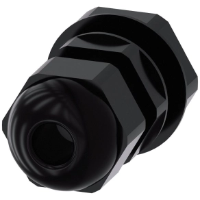   Siemens 3SU1900-0HH10-0AA0 tömszelence, M25, fekete, műanyag