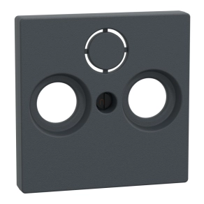   Schneider Merten Fedlap, 3 kimenetes antenna csatlakozóhoz, System-M, antracit 297514