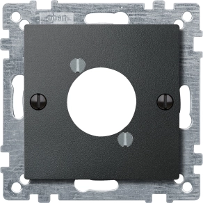 Schneider Merten Fedlap, XLR csatlakozókhoz, System-M, antracit 468914