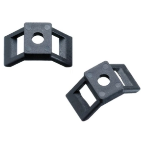 Kábelkötegelő talp 7,8mm  fekete, csavaros 262165 Haupa
