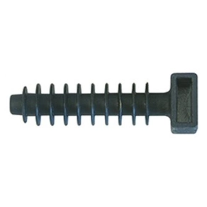   Kábelkötegelő szerelő tappancs, 37x 6.5x9.2 mm fekete, tiplis 262170 Haupa