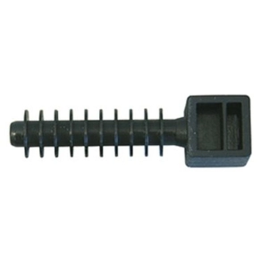   Kábelkötegelő szerelő tappancs, 37x13x9.2 mm fekete, tiplis 262172 Haupa