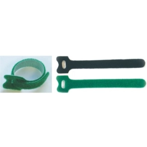 Kábelkötegelő tépőzáras 180x12mm fekete 262754 Haupa