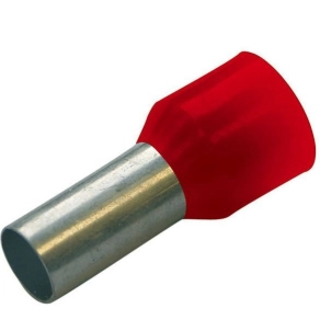 Érvéghüvely szigetelt  95/25 piros 270859 Haupa