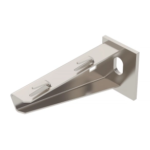   Obo fali és oszlopkonzol rácsos kábeltálcához B110mm, felületkezelés nélkül, utókezelt, nemesacél 6420625