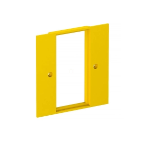Obo fedlap kettes Modul 45 95x95mm, sárga 6109836