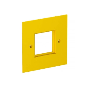 Obo fedlap egyes Modul 45, sárga 95x95mm 6109840