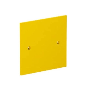 OBO VH-P1 Fedlap zárt 95x95mm sárga 6109842