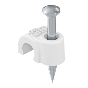 Obo ISO Nagel-Clip, hófehér 6mm, L25 2225417