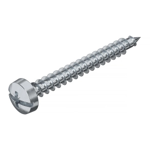   Obo Golden-Sprint csavar Panhead, +/- horonnyal 4x40mm, galvanikusan horganyzott, EN ISO 19598 / EN ISO 4042 3195260