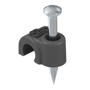 Obo ISO Nagel-Clip 7mm, L25, fekete 2232146