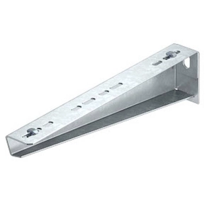   Obo fali- és oszlopkonzolok gyorsrögzítővel együtt B410mm, szalaghorganyzott, DIN EN 10346, cink 6424556