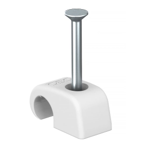 Obo Haft Clip 7-12mm, L25, hófehér 2228422