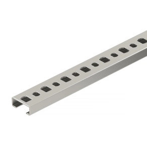   Obo profilsín perforált, nútszélesség 11 mm 2000x20x8, felületkezelés nélkül, utókezelt 1106628