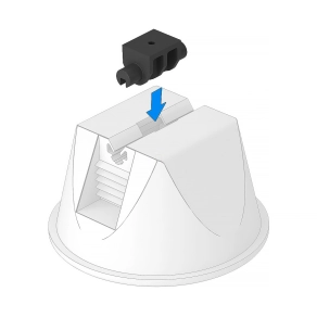   Obo univerzális adapter tetővezetéktartóhoz, fekete O4mm 5218882