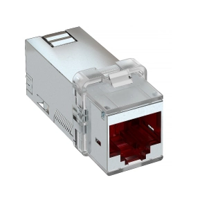 Obo csatlakozómodul CAT 6A árnyékolt, szürke 6117346