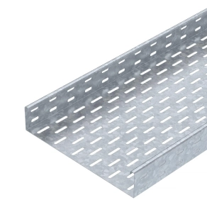   Obo kábeltálca MKS perforált 60x300x3000, merítetten tűzihorganyzott, DIN EN ISO 1461, cink 6055613