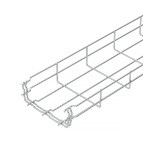   Obo GRM rácsos kábeltálca 55x150x3000, galvanikusan horganyzott, EN ISO 19598 / EN ISO 4042, cink 6001444