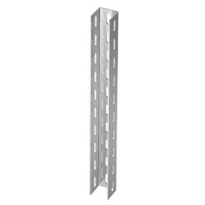   Obo U-oszlop 3 oldalon perforált 50x50x800, felületkezelés nélkül, utókezelt, nemesacél 6341125