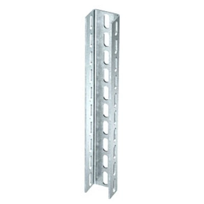   Obo U-oszlop 3 oldalon perforált 70x50x700, merítetten tűzihorganyzott, DIN EN ISO 1461, cink 6340113