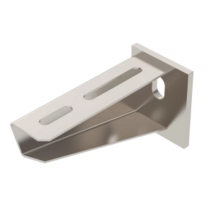   Obo fali és oszlopkonzol ráhegesztett fejlemezzel B110mm, felületkezelés nélkül, utókezelt, nemesacél 6442803