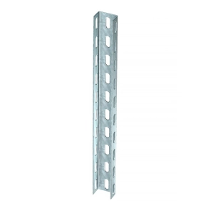   Obo U-oszlop 3 oldalon perforált 50x30x500, szalaghorganyzott, DIN EN 10346, cink 6342308