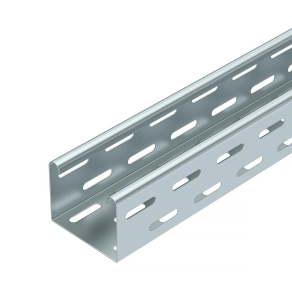   Obo kábeltálca RKS perforált, fenékborda nélkül 60x75x3000, szalaghorganyzott, DIN EN 10346, cink 6055893