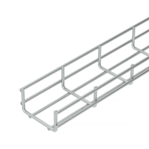   Obo SGR nehéz kivitelű rácsos tálca nehéz kivitel 55x100x3000, galvanikusan horganyzott, EN ISO 19598 / EN ISO 4042, cink 6005470
