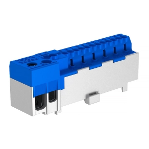   Obo nulla kapocs rugós sorkapocs 12x2,5mm2, szürke/kék 2016265